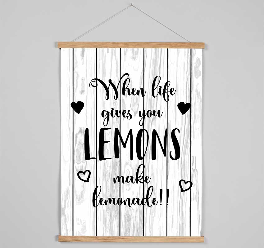 When Life Gives You Lemons 2 Hanging Poster - Wallart-Direct UK