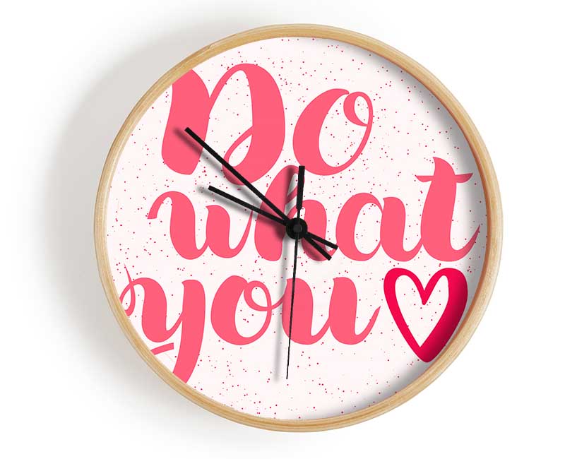 Do What You Love 2 Clock - Wallart-Direct UK