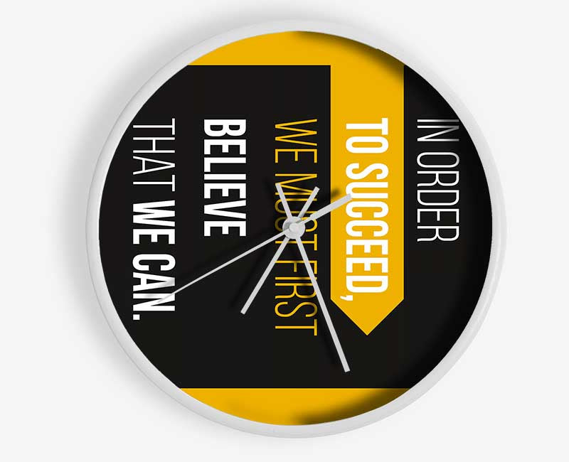 In Order To Succeed Clock - Wallart-Direct UK