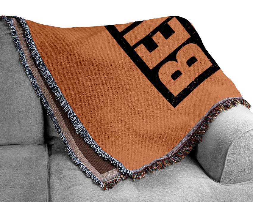 Being Healthy And Fit Woven Blanket