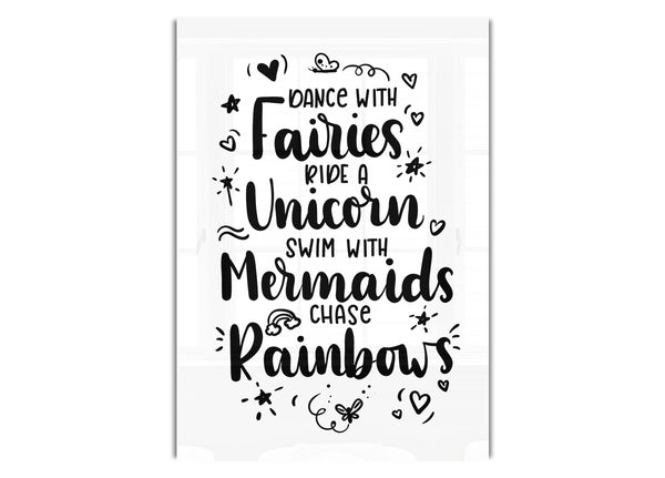 Dance With Fairies Ride A Unicorn