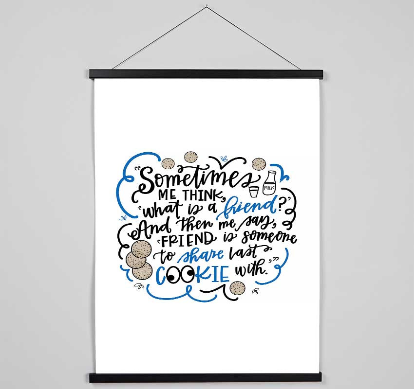 Cookie Friend Hanging Poster - Wallart-Direct UK