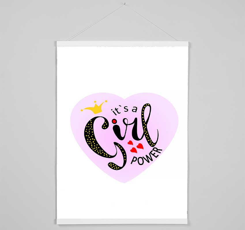 It's A Girl Power Hanging Poster - Wallart-Direct UK