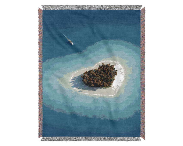 Lovers Island Woven Blanket