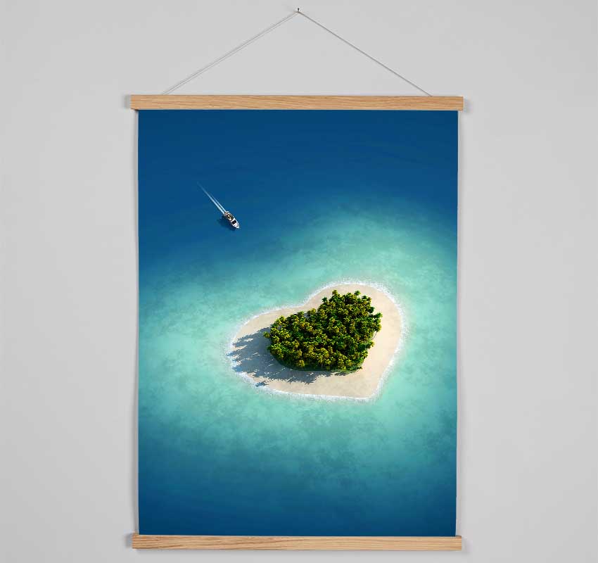 Lovers Island Hanging Poster - Wallart-Direct UK