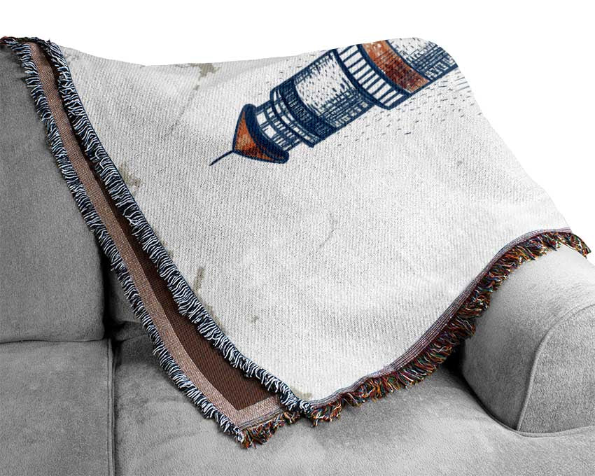 Lighthouse Watch Woven Blanket