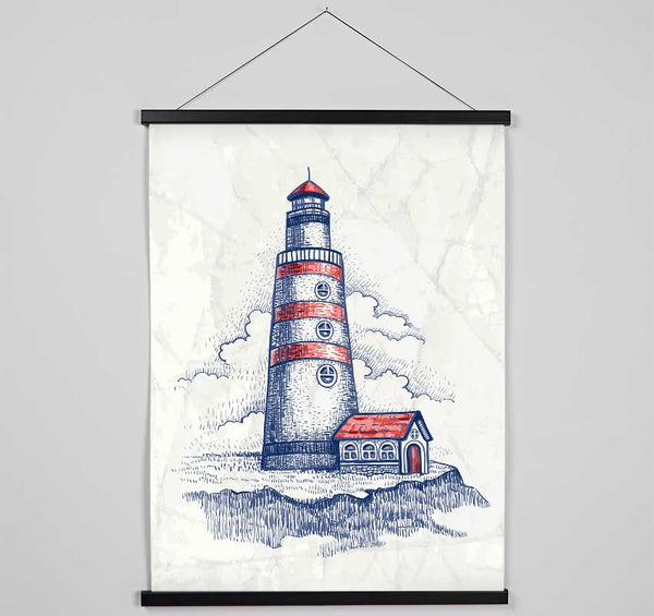 Lighthouse Watch Hanging Poster - Wallart-Direct UK