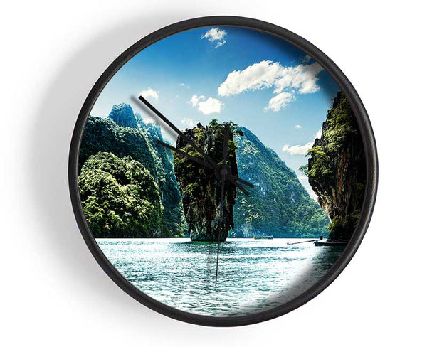 Monuments Of Thailand Clock - Wallart-Direct UK