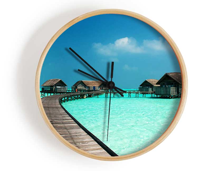 Honeymoon Retreat Clock - Wallart-Direct UK