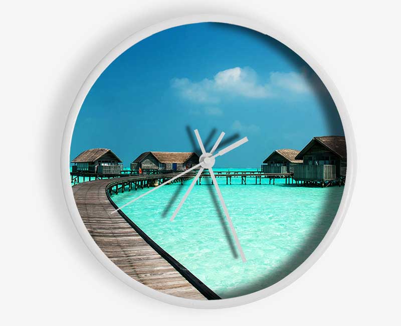 Honeymoon Retreat Clock - Wallart-Direct UK