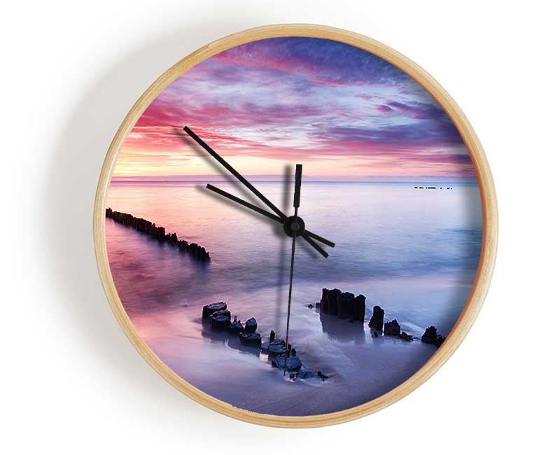 Tranquil Skies Clock - Wallart-Direct UK