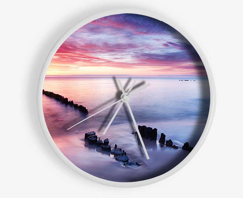 Tranquil Skies Clock - Wallart-Direct UK