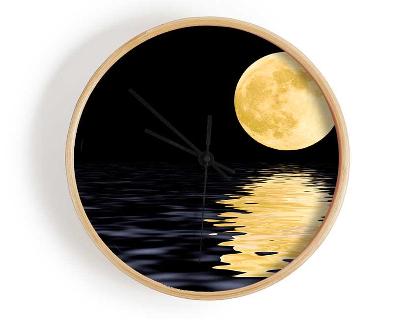 Perfect Moon Reflection Clock - Wallart-Direct UK