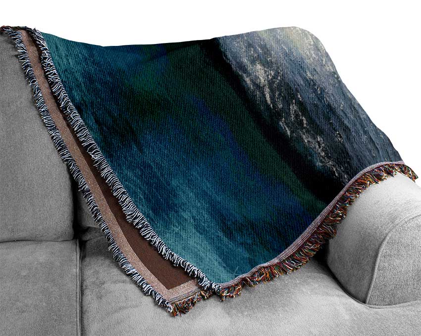 Perfect Moon Ocean Woven Blanket