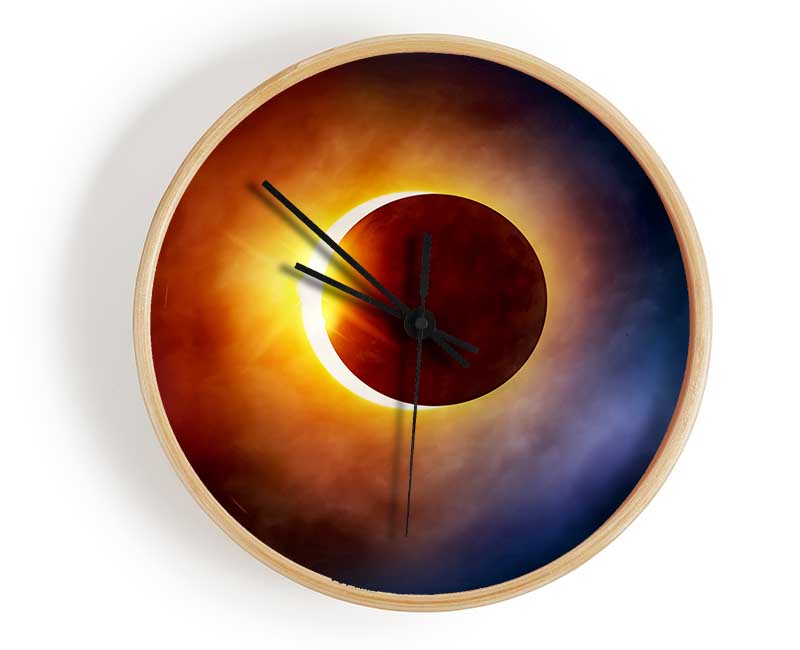 Total Eclipse Clock - Wallart-Direct UK