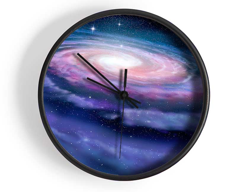 Swirl Of The Galaxies Clock - Wallart-Direct UK