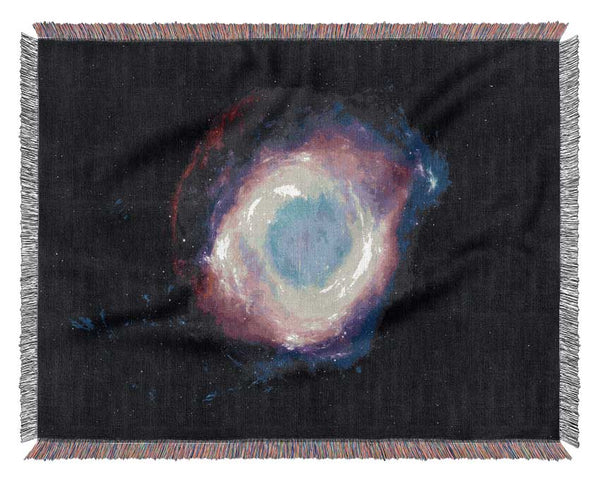 Eye Of The Galaxy Woven Blanket