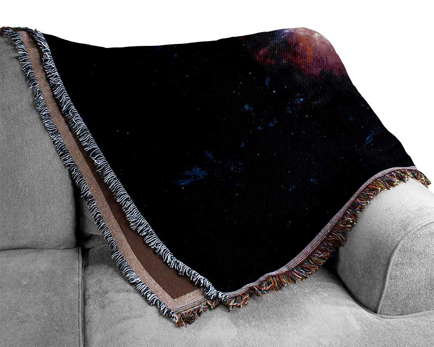 Eye Of The Galaxy Woven Blanket