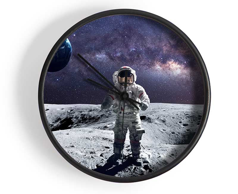 Man On The Moon Clock - Wallart-Direct UK