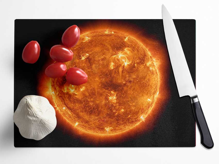 Heat Of The Sun Glass Chopping Board