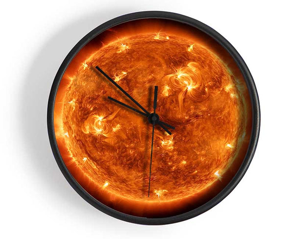 Heat Of The Sun Clock - Wallart-Direct UK