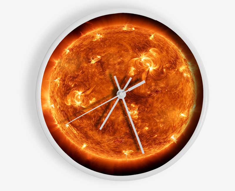 Heat Of The Sun Clock - Wallart-Direct UK