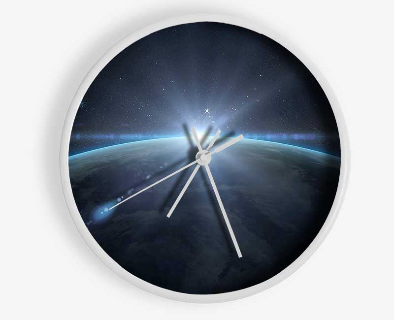 Sun Glow Earth Clock - Wallart-Direct UK