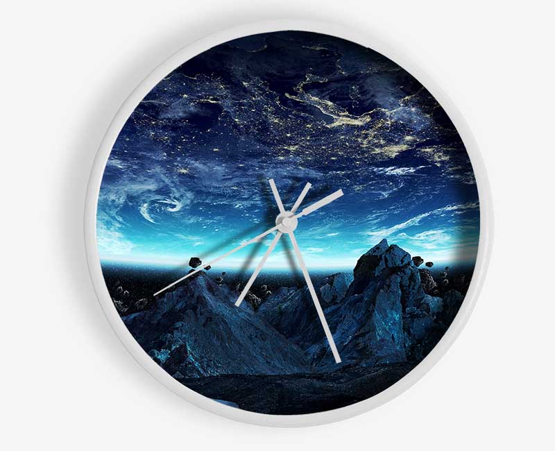 Gravitational Pull Of The Earth Clock - Wallart-Direct UK