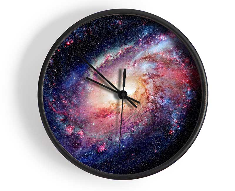 Stunning Star Swirl Clock - Wallart-Direct UK