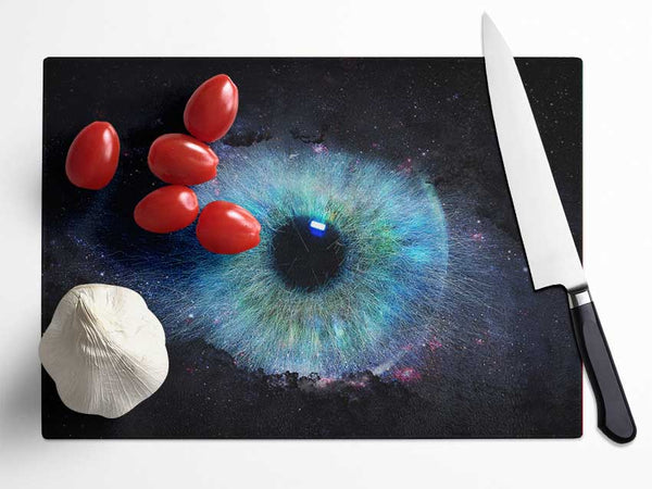 The Eye Of God Glass Chopping Board