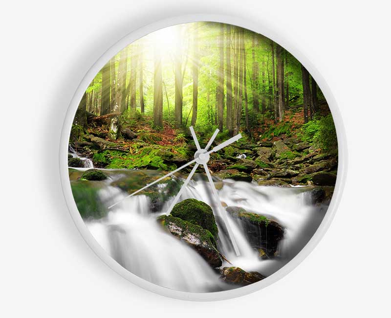 Sunblaze Waters Clock - Wallart-Direct UK