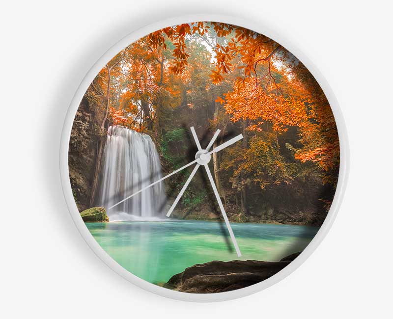 Autumn Clock - Wallart-Direct UK