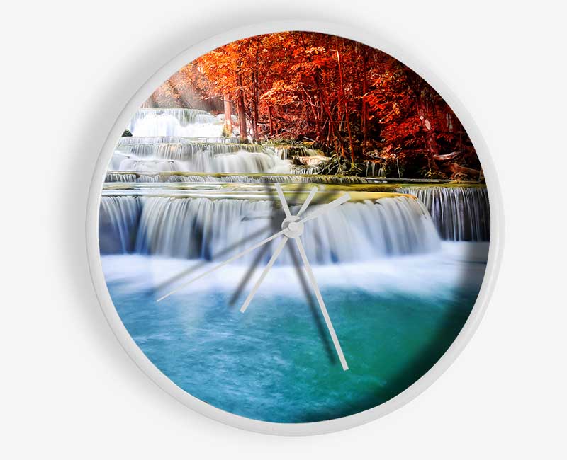 Sunrays Clock - Wallart-Direct UK