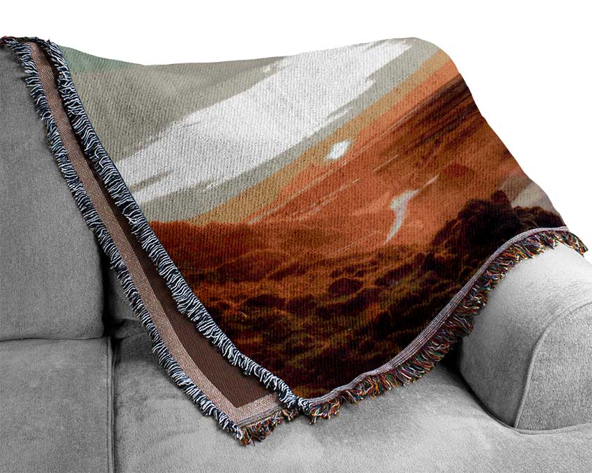 Stunning Sunset Woven Blanket