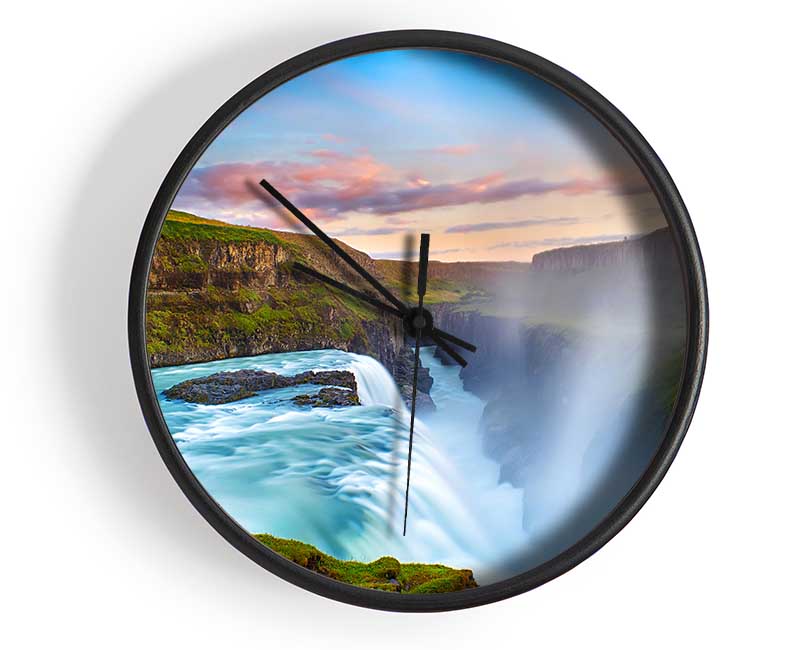 Where The water Flows Clock - Wallart-Direct UK