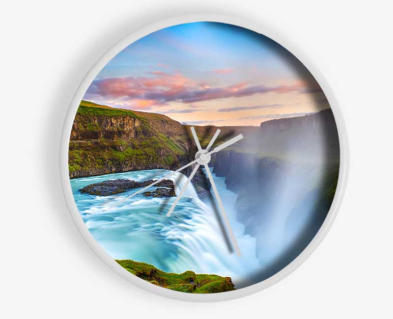 Where The water Flows Clock - Wallart-Direct UK