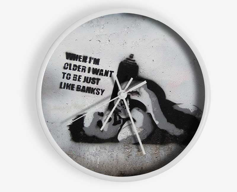 Be like Banksy Clock - Wallart-Direct UK