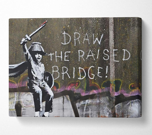 Picture of Draw The Raised Bridge Canvas Print Wall Art