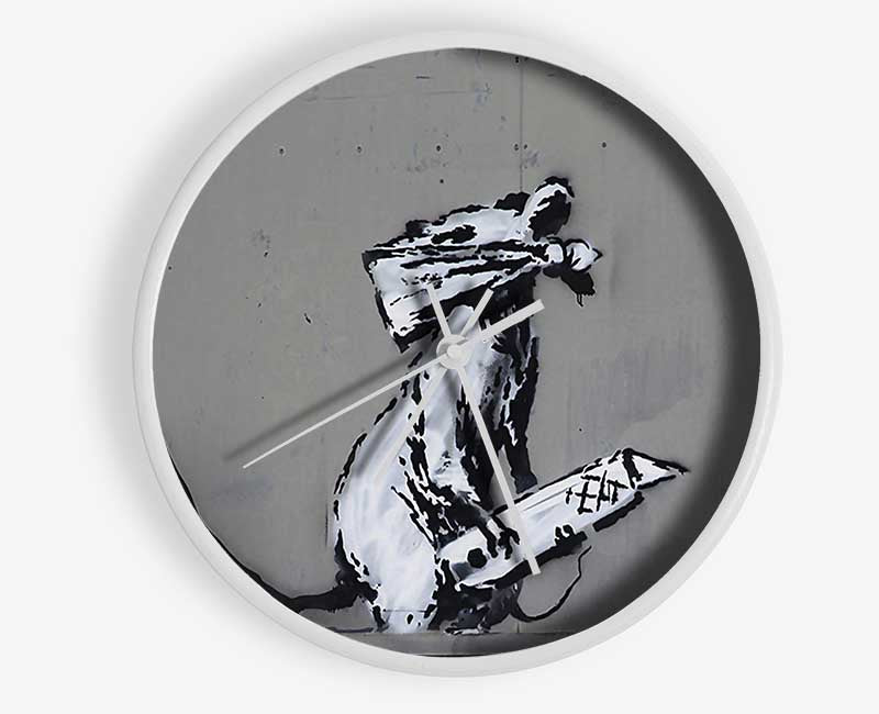 Robot Barcode Clock - Wallart-Direct UK