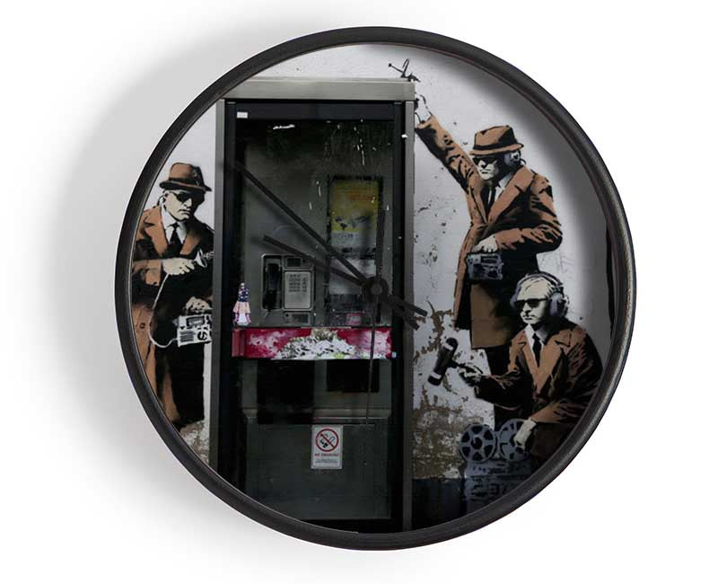 Spy Booth Clock - Wallart-Direct UK