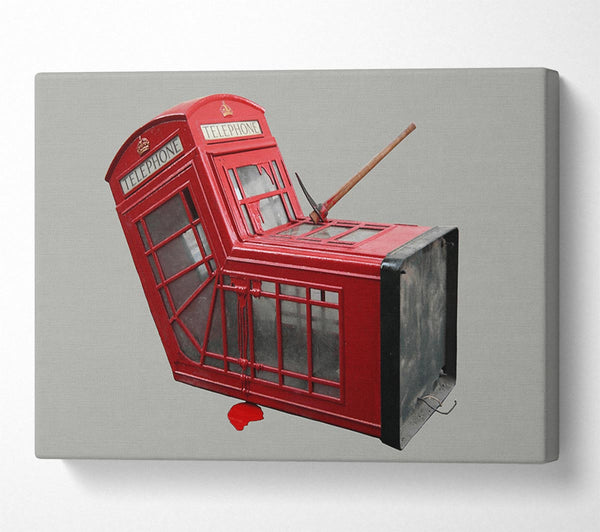 Picture of Telephone box Dismaland Canvas Print Wall Art