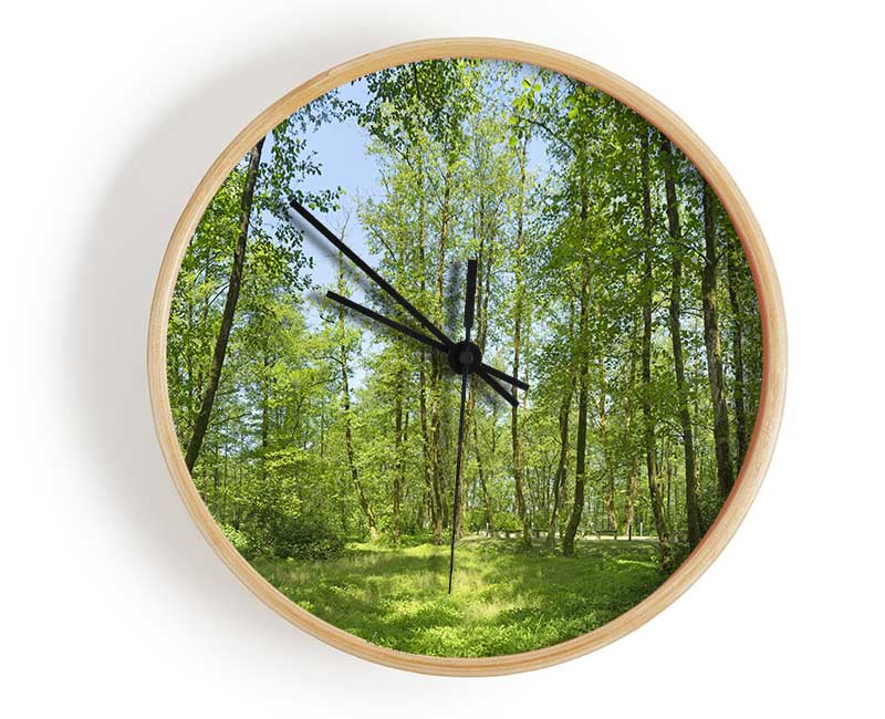 Greenland forest Clock - Wallart-Direct UK