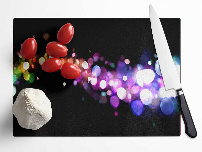 Light Diffusion colour Glass Chopping Board