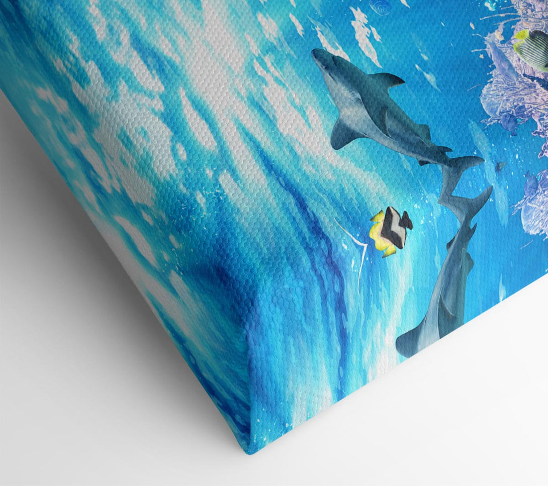 Picture of Creatures in the reef Canvas Print Wall Art