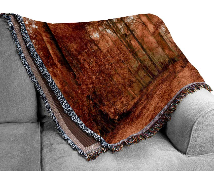 Autumn Forest soft Woven Blanket