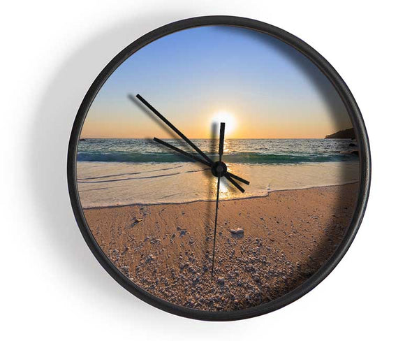 Sunrise on the cove Clock - Wallart-Direct UK