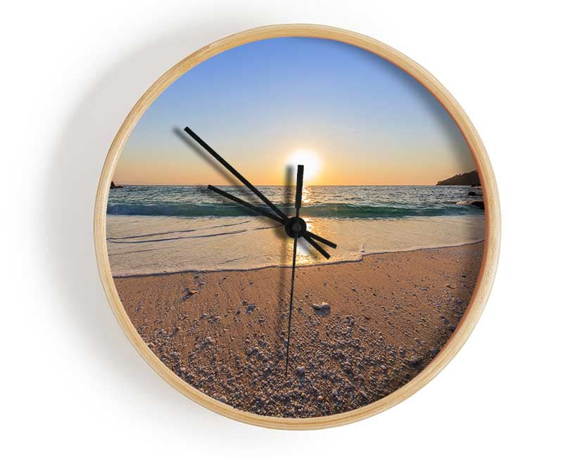 Sunrise on the cove Clock - Wallart-Direct UK