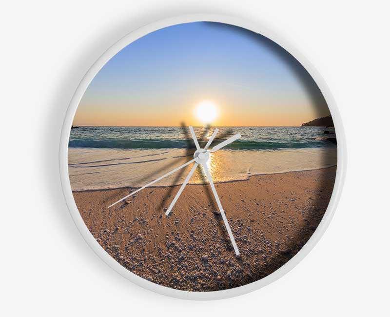 Sunrise on the cove Clock - Wallart-Direct UK