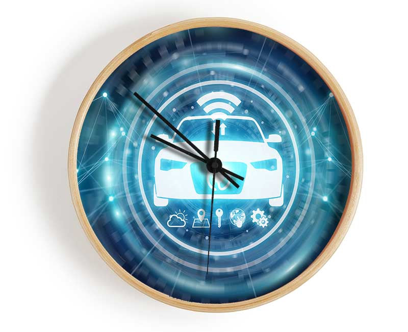 Electric car charge Clock - Wallart-Direct UK