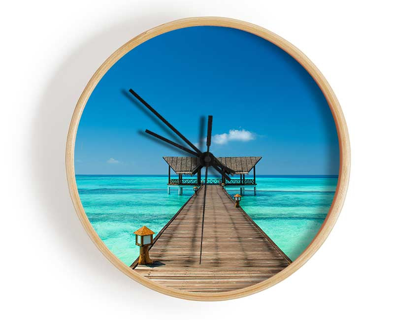 The bridge to the sea Clock - Wallart-Direct UK